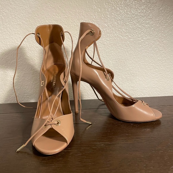 AQUAZZURA LACE UP HEELS - Picture 2 of 6